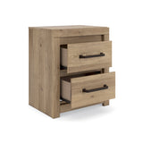 Brozmont Tan Panel Bedroom Set by Ashley at Eve Furniture