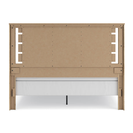 Brozmont Tan Panel Bedroom Set by Ashley at Eve Furniture