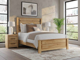 Brozmont Tan Queen Panel Bed by Ashley at Eve Furniture