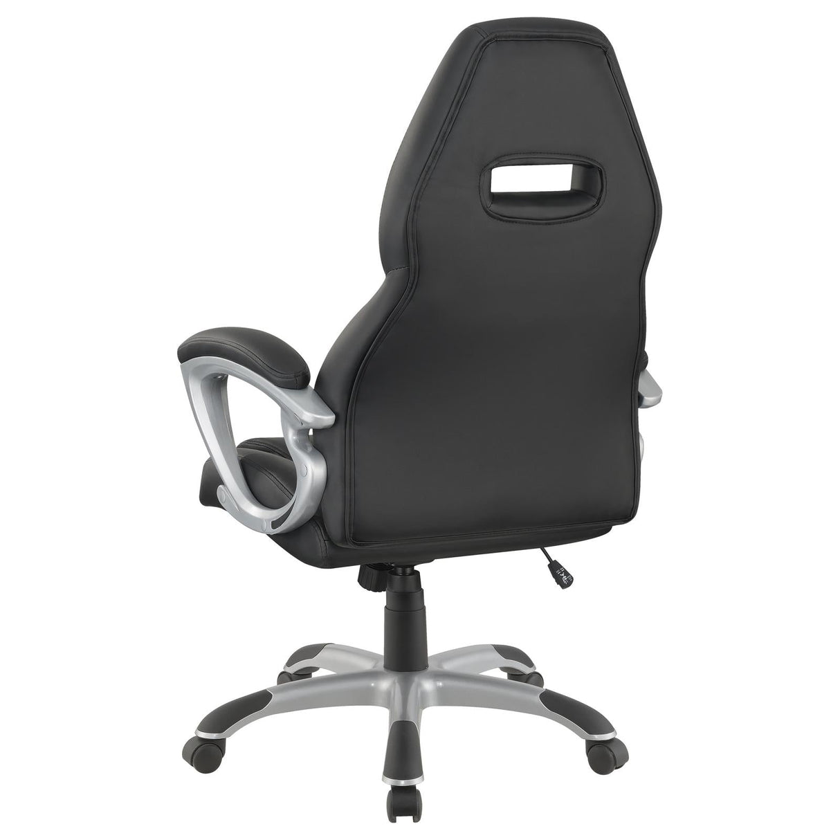 Bruce Black/Silver Adjustable Height Office Chair