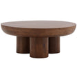 Bruce Coffee Table, Natural by Dovetail at Eve Furniture