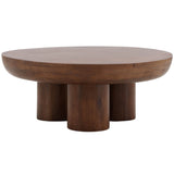 Bruce Coffee Table, Natural by Dovetail at Eve Furniture