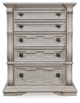 Bruchandi Antique White Chest of Drawers by Ashley at Eve Furniture