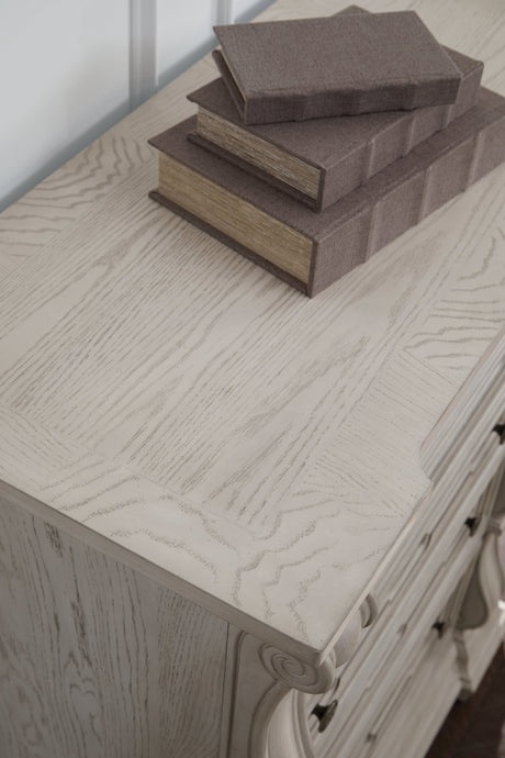 Bruchandi Antique White Chest of Drawers by Ashley at Eve Furniture