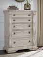 Bruchandi Antique White Chest of Drawers by Ashley at Eve Furniture