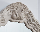 Bruchandi Antique White Dresser and Mirror by Ashley at Eve Furniture