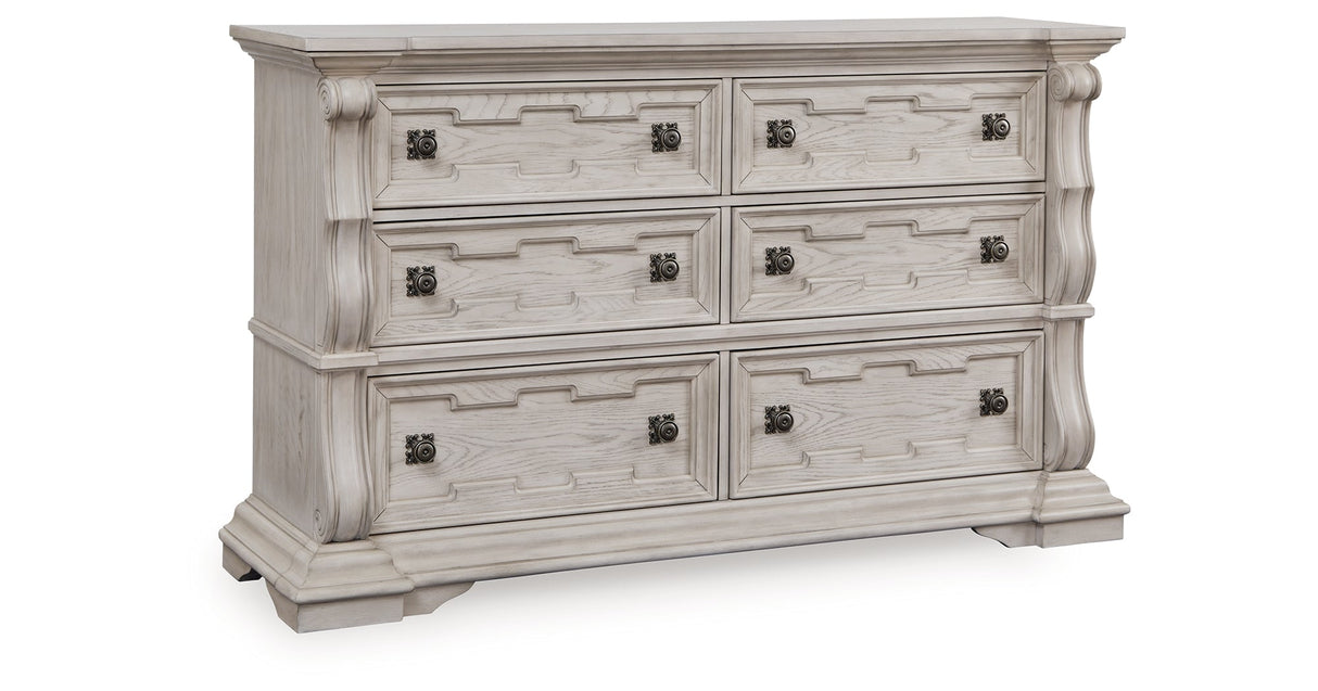 Bruchandi Antique White Dresser by Ashley at Eve Furniture