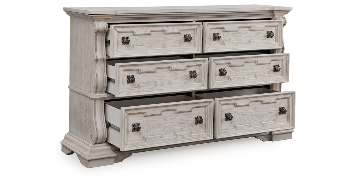 Bruchandi Antique White Dresser by Ashley at Eve Furniture
