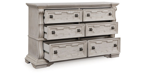 Bruchandi Antique White Dresser by Ashley at Eve Furniture