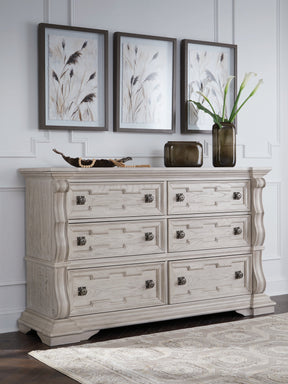 Bruchandi Antique White Dresser by Ashley at Eve Furniture