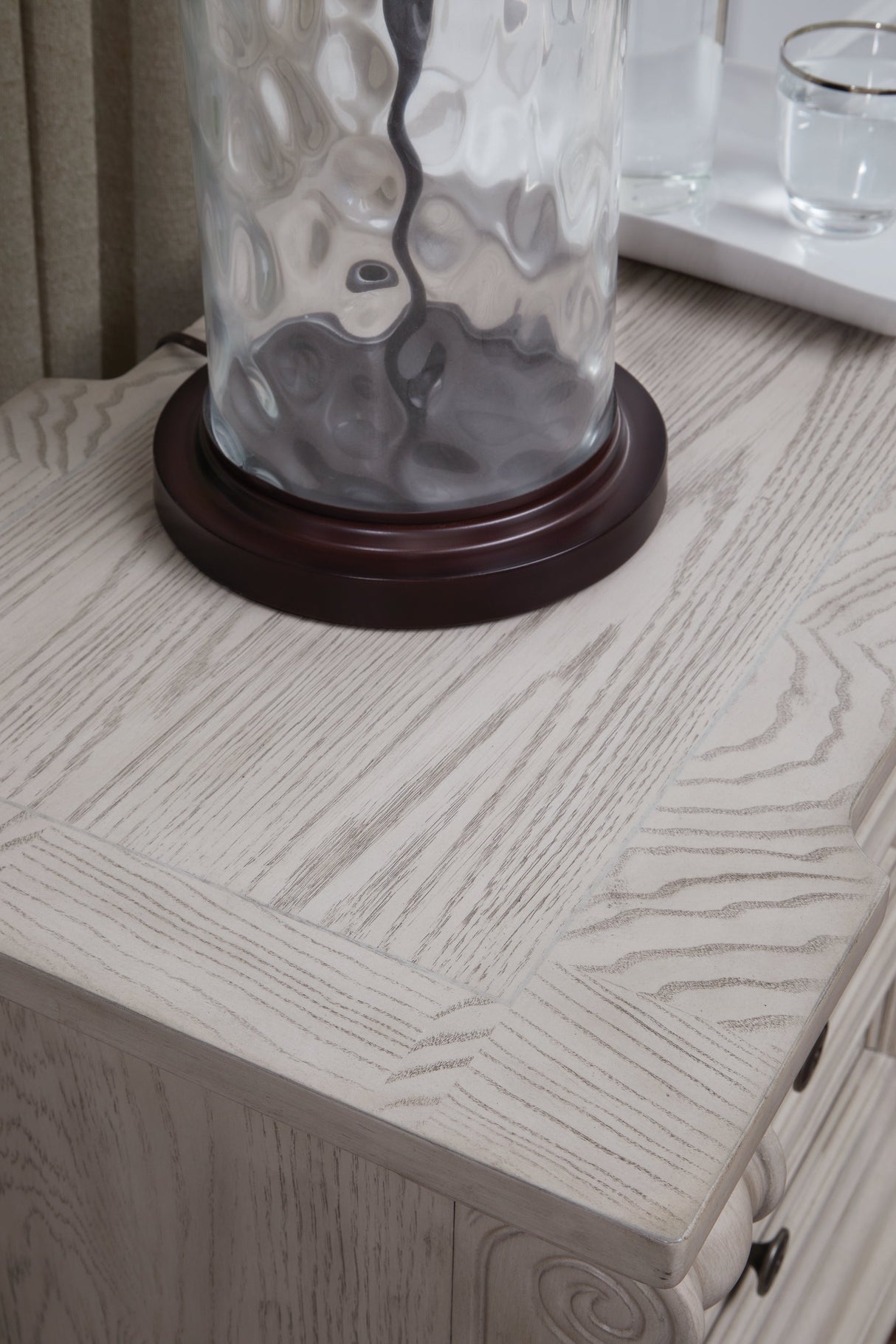 Bruchandi Antique White Nightstand by Ashley at Eve Furniture