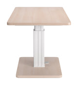 Brule Natural Adjustable Dining Table by Zuomod at Eve Furniture