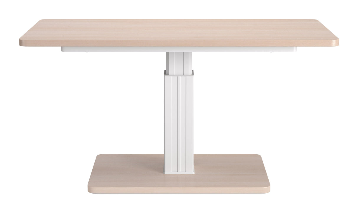 Brule Natural Adjustable Dining Table by Zuomod at Eve Furniture