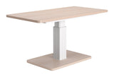 Brule Natural Adjustable Dining Table by Zuomod at Eve Furniture