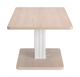 Brule Natural Adjustable Dining Table by Zuomod at Eve Furniture