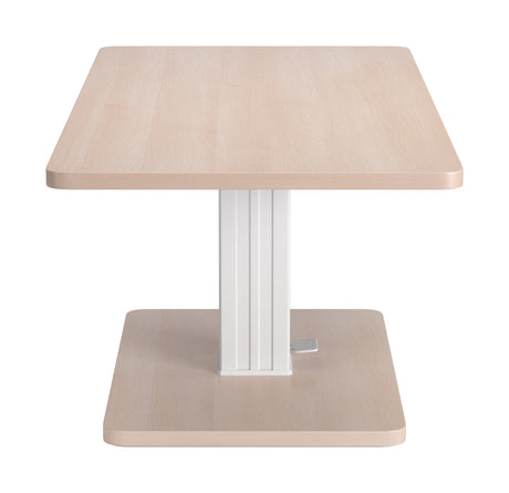 Brule Natural Adjustable Dining Table by Zuomod at Eve Furniture