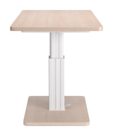 Brule Natural Adjustable Dining Table by Zuomod at Eve Furniture