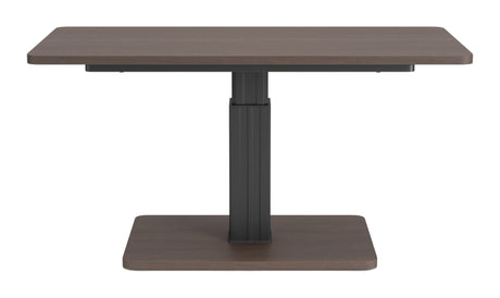 Brule Walnut Adjustable Dining Table by Zuomod at Eve Furniture