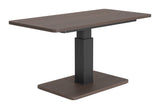 Brule Walnut Adjustable Dining Table by Zuomod at Eve Furniture