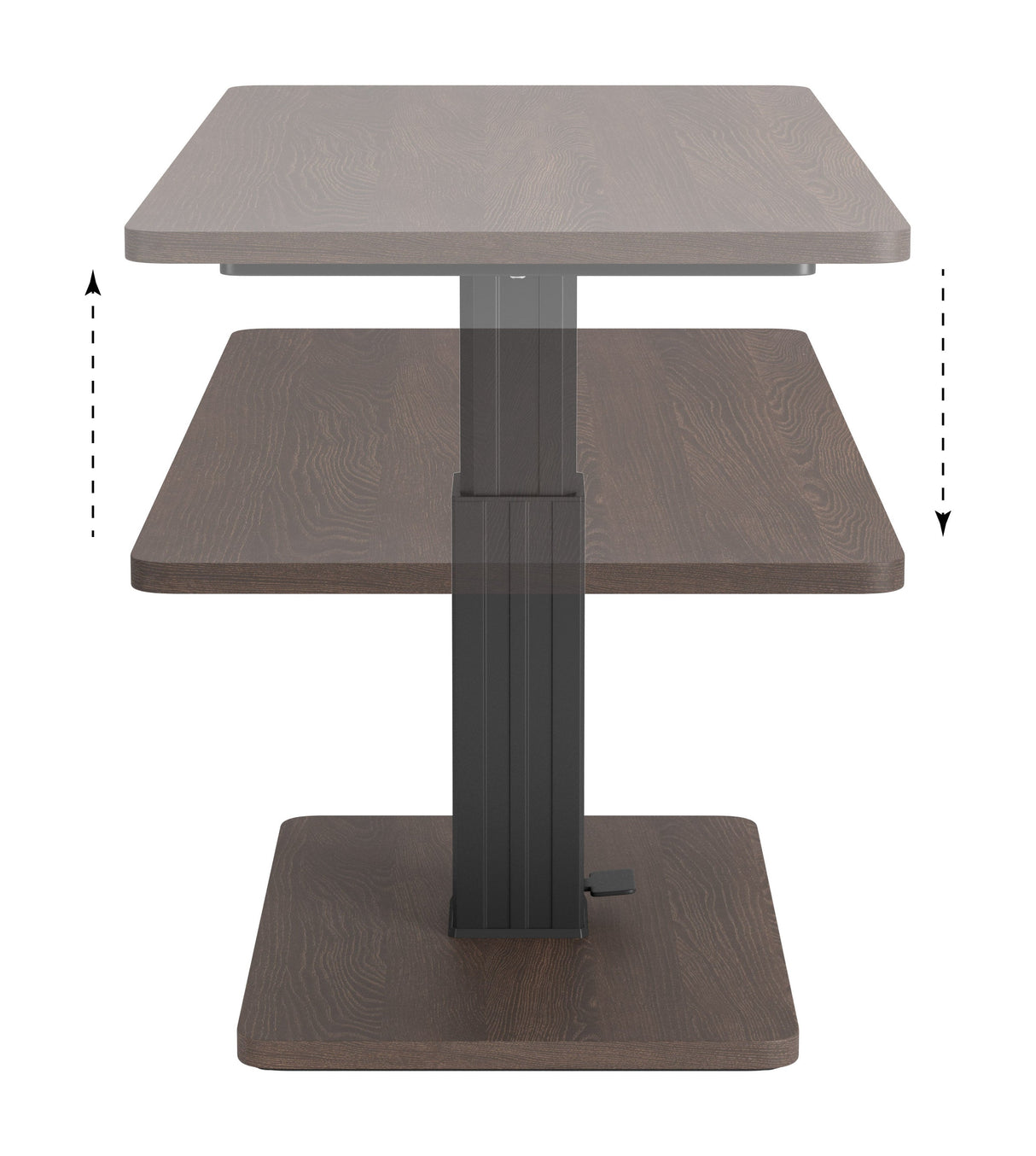 Brule Walnut Adjustable Dining Table by Zuomod at Eve Furniture