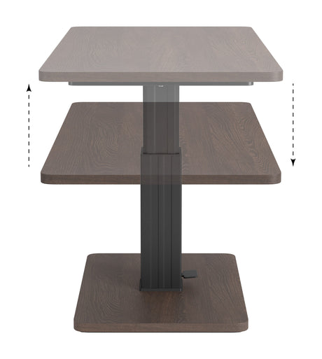 Brule Walnut Adjustable Dining Table by Zuomod at Eve Furniture