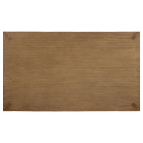 Bruner Natural Brown 7-Piece 72-inch Rectangular Dining Room Set by Coaster at Eve Furniture