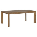 Bruner Natural Brown Rectangular Dining Table by Coaster at Eve Furniture