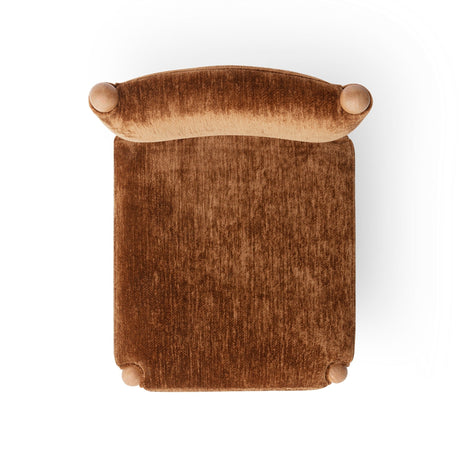 Bruno Thick Performance Chenille Straight Back Dining Chair by TOV Furniture at Eve Furniture