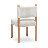 Bruno Thick Performance Chenille Straight Back Dining Chair