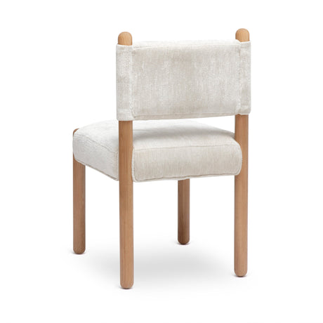 Bruno Thick Performance Chenille Straight Back Dining Chair by TOV Furniture at Eve Furniture