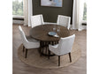Brunswick Brown Round Dining Table by Crestview at Eve Furniture