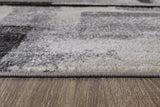Brycebourne Black/Cream/Gray Medium Rug by Ashley at Eve Furniture