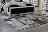 Brycebourne Black/Cream/Gray Medium Rug by Ashley at Eve Furniture