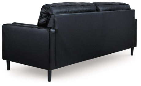 Bryceview Onyx Leather Sofa by Ashley at Eve Furniture