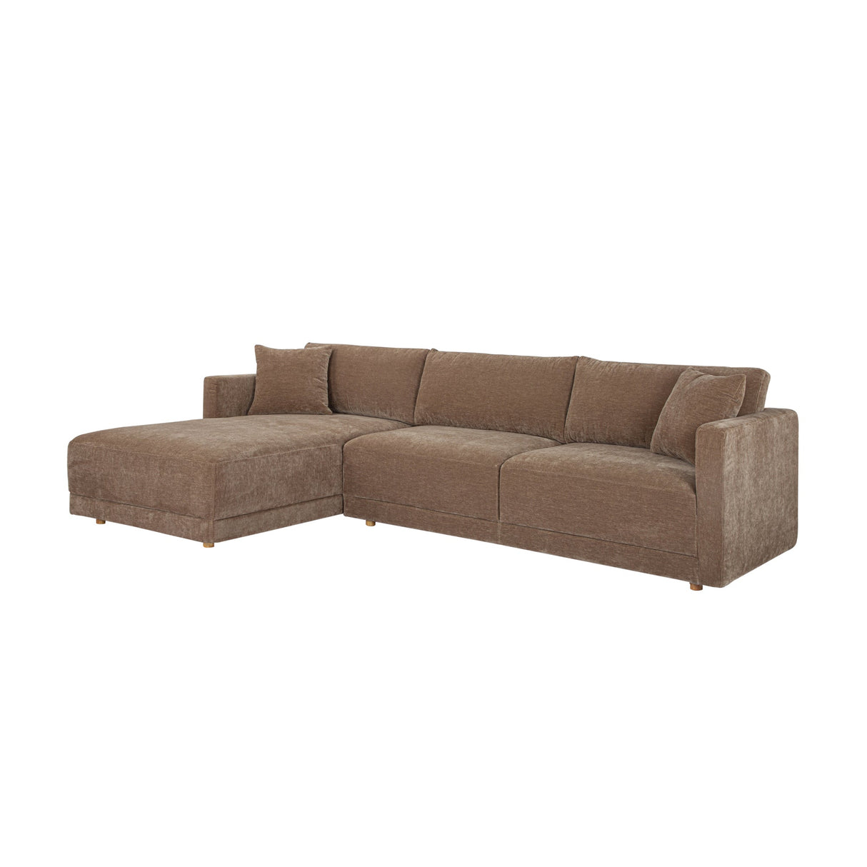 Bryn Camel Left Sectional by Moe's Home at Eve Furniture