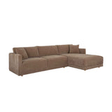 Bryn Camel Right Sectional by Moe's Home at Eve Furniture