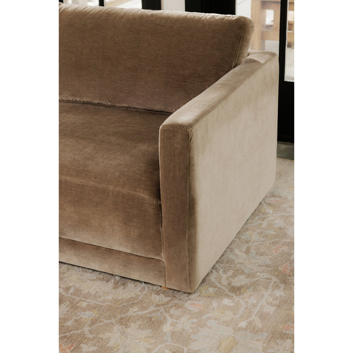 Bryn Camel Right Sectional by Moe's Home at Eve Furniture
