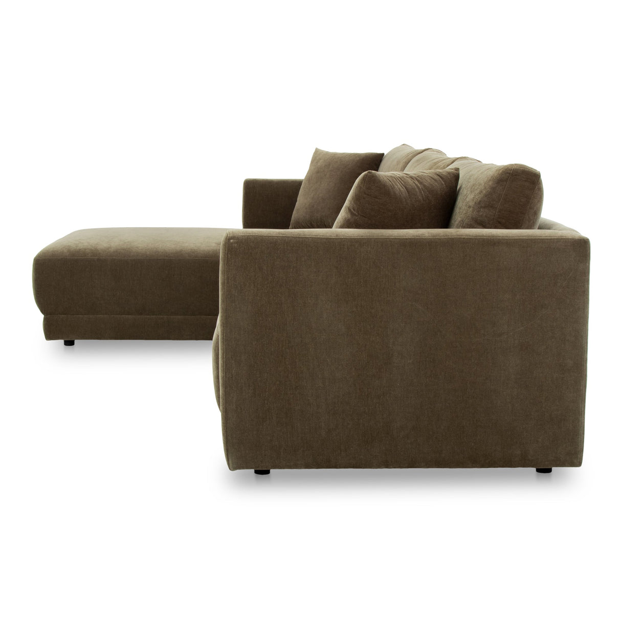 Bryn Cedar Green Left Sectional by MOES at Eve Furniture
