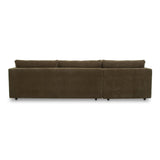 Bryn Cedar Green Left Sectional by MOES at Eve Furniture
