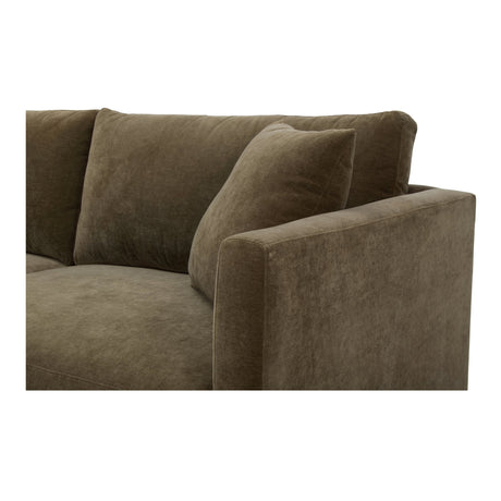 Bryn Cedar Green Left Sectional by MOES at Eve Furniture