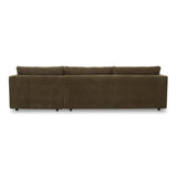 Bryn Cedar Green Right Sectional by MOES at Eve Furniture