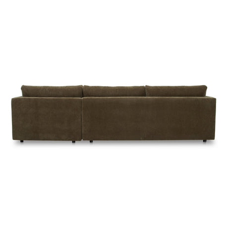 Bryn Cedar Green Right Sectional by MOES at Eve Furniture