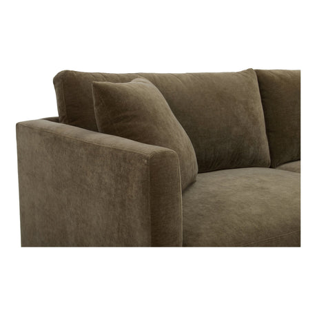 Bryn Cedar Green Right Sectional by MOES at Eve Furniture