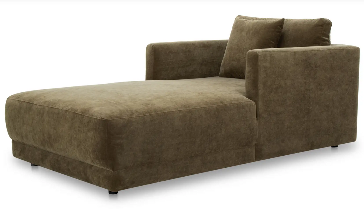 Bryn Chaise Heritage Cedar Green by Moe's Home at Eve Furniture
