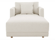 Bryn Chaise Oyster by Moe's Home at Eve Furniture