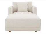 Bryn Chaise Oyster by Moe's Home at Eve Furniture