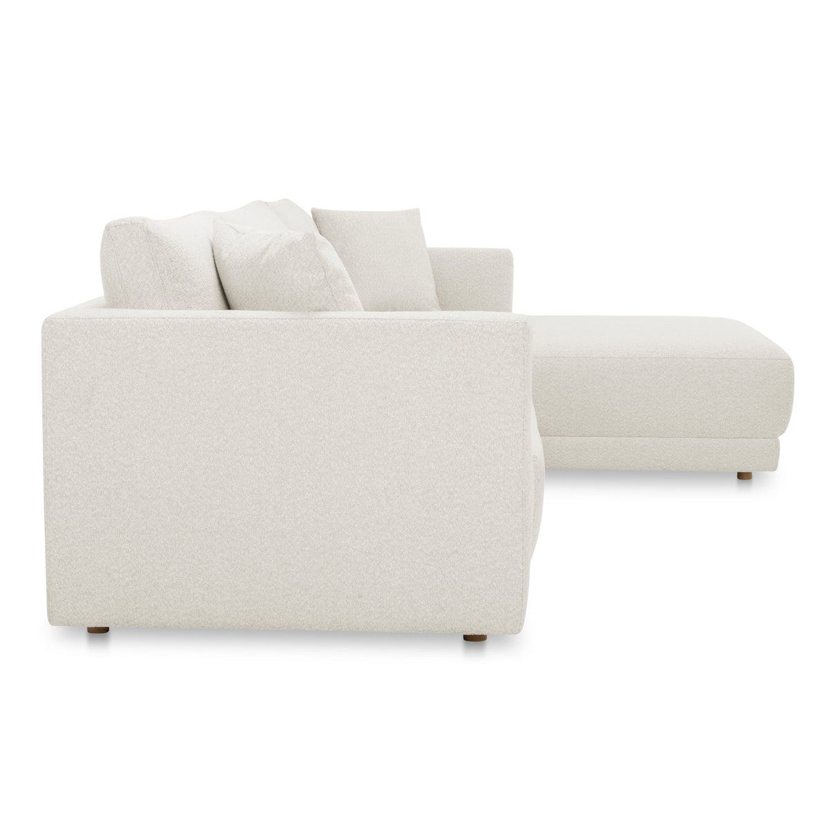 Bryn Oyster Right Sectional by MOES at Eve Furniture