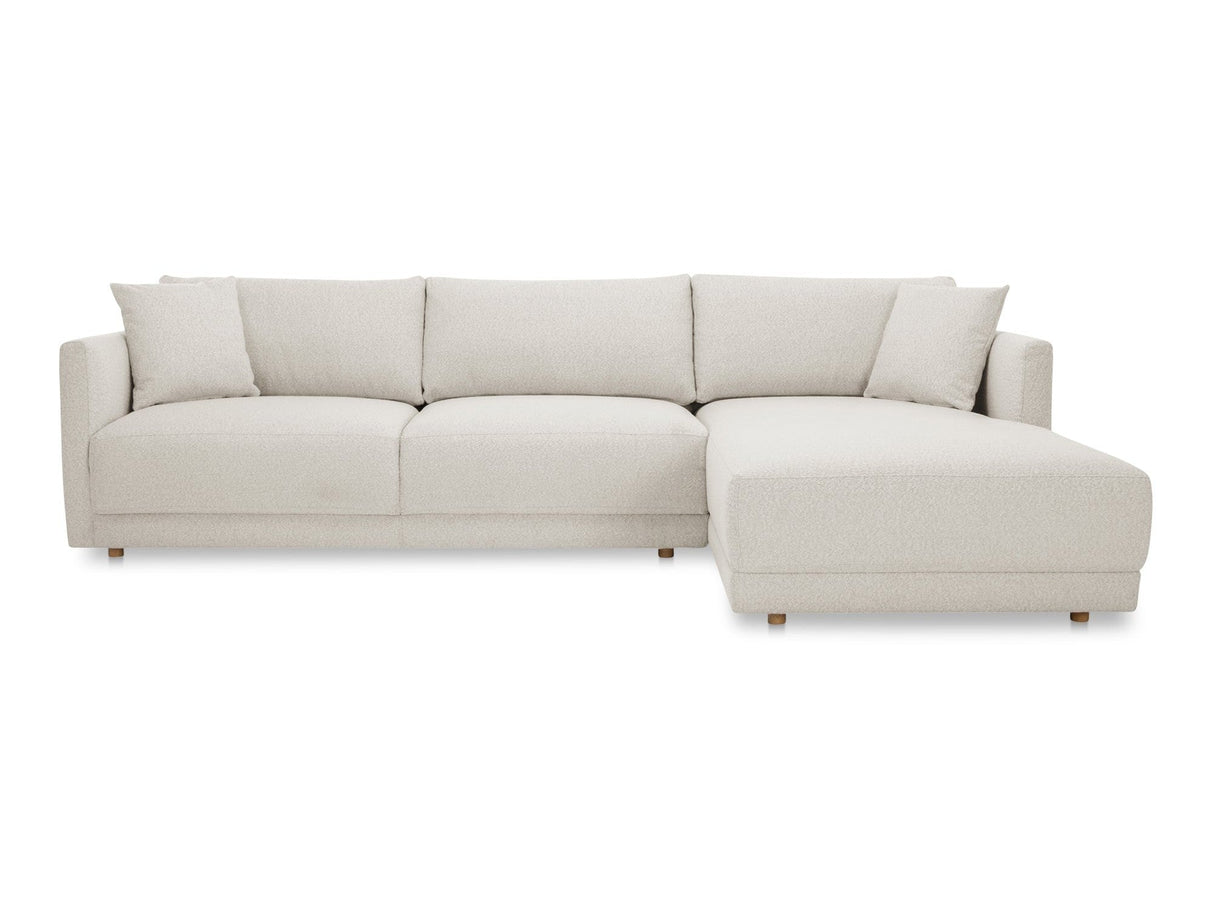 Bryn Oyster Right Sectional by MOES at Eve Furniture