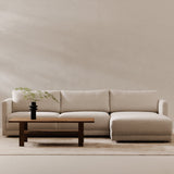 Bryn Oyster Right Sectional by Moe's Home at Eve Furniture