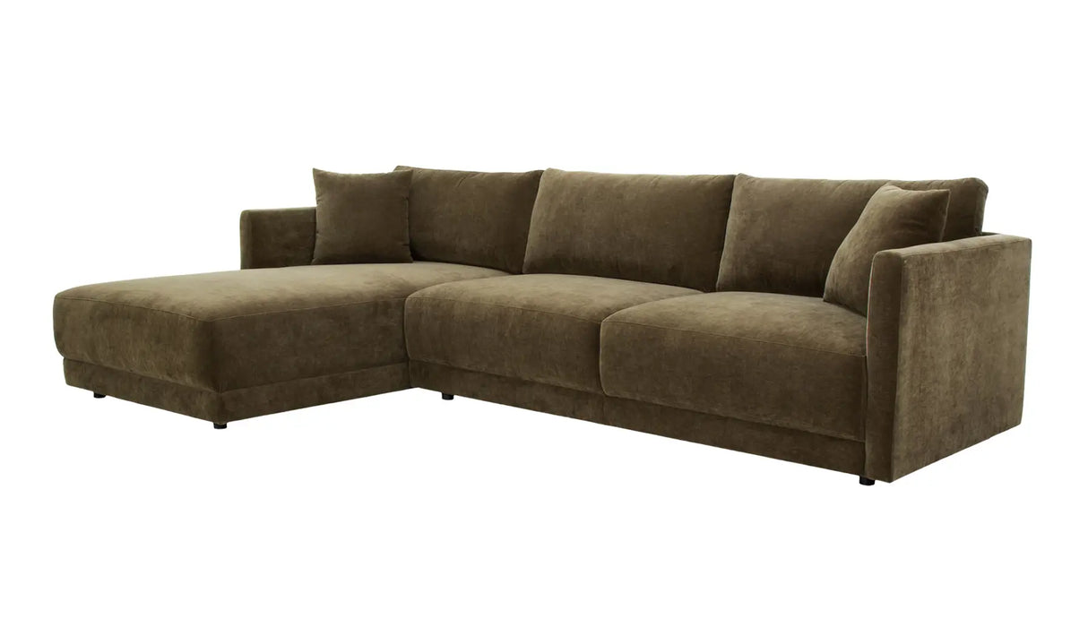 Bryn Sectional Heritage Ceder Green by Moe's Home at Eve Furniture